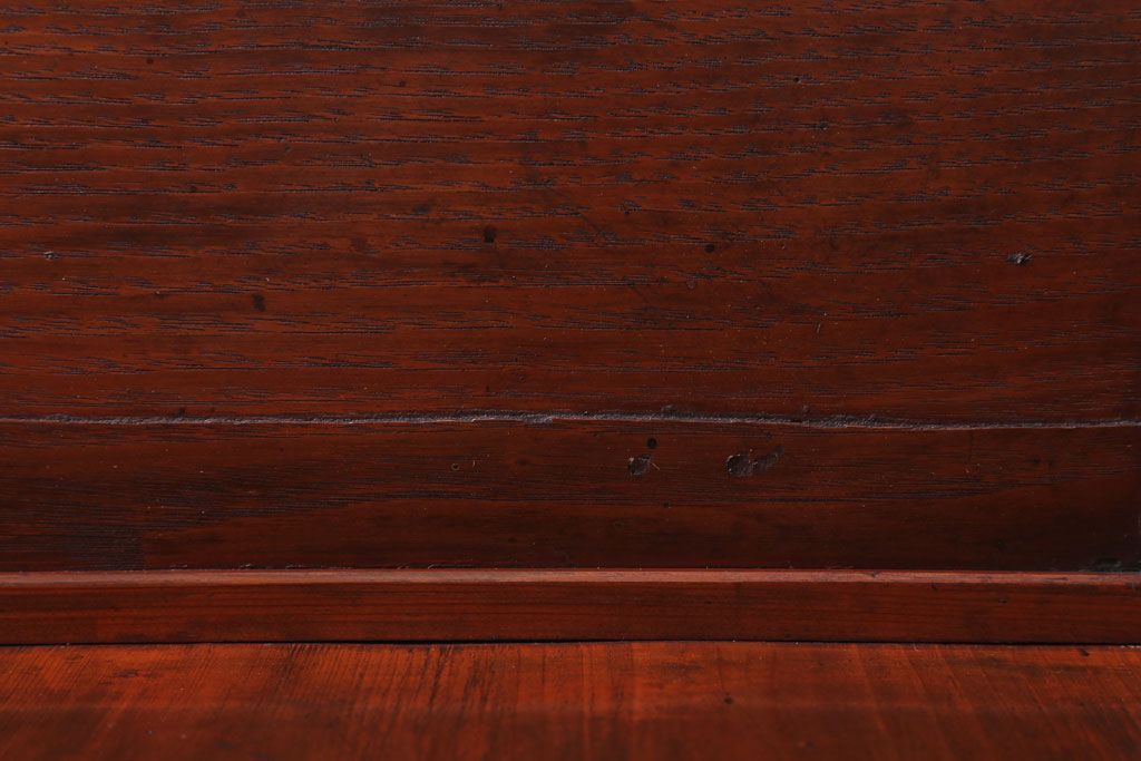 レトロ家具　昭和レトロ　古い木製の大型陳列台(陳列棚・飾り棚・飾り台)