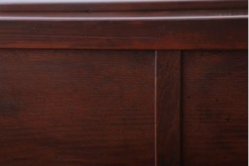 レトロ家具　昭和レトロ　古い木製の大型陳列台(陳列棚・飾り棚・飾り台)