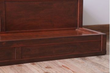 レトロ家具　昭和レトロ　古い木製の大型陳列台(陳列棚・飾り棚・飾り台)