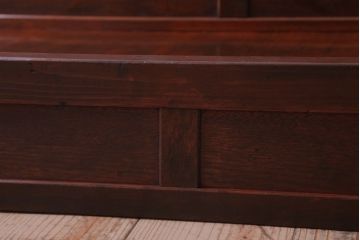 レトロ家具　昭和レトロ　古い木製の大型陳列台(陳列棚・飾り棚・飾り台)