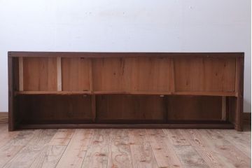 レトロ家具　昭和レトロ　古い木製の大型陳列台(陳列棚・飾り棚・飾り台)