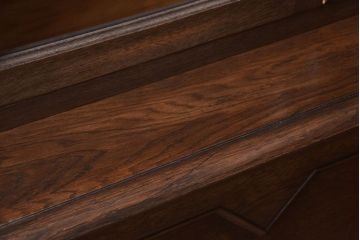 ビンテージ　神戸家具　優雅な重ねキャビネット(食器棚・収納棚)