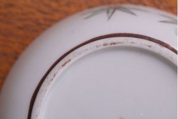 古民具・骨董　明治〜大正　九谷色絵小皿6客セット