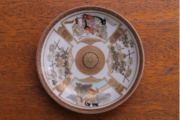 アンティーク雑貨　古民具・骨董　明治〜大正　九谷色絵皿6客セット