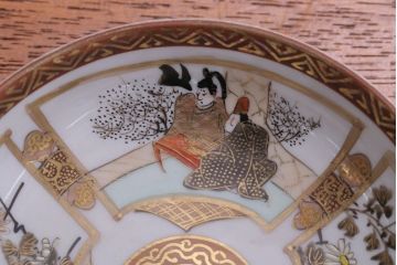 アンティーク雑貨　古民具・骨董　明治〜大正　九谷色絵皿6客セット