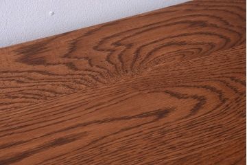 アンティーク家具　ペイント　モールガラス入り!4枚扉のカウンターテーブル