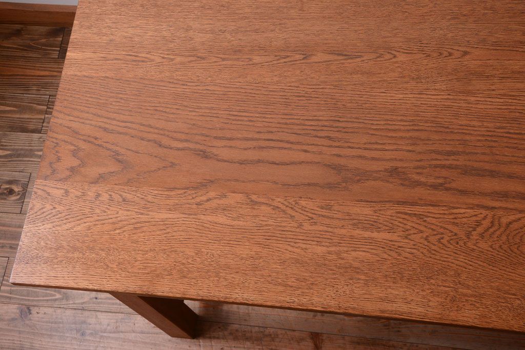 【N様ご成約分】アンティーク　古い木の大きなダイニングテーブル(作業台)