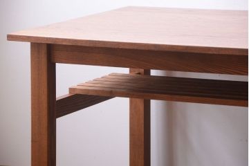 【N様ご成約分】アンティーク　古い木の大きなダイニングテーブル(作業台)