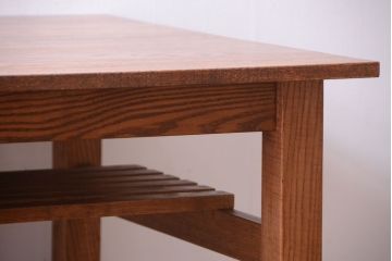 【N様ご成約分】アンティーク　古い木の大きなダイニングテーブル(作業台)