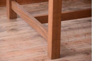 【N様ご成約分】アンティーク　古い木の大きなダイニングテーブル(作業台)