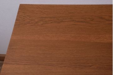 レトロ家具　昭和レトロ　ナラ材天板のアンティークダイニングテーブル