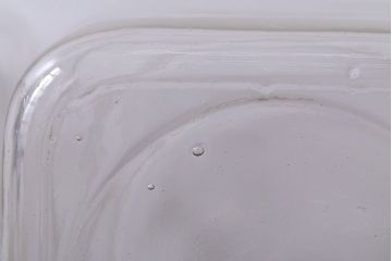 アンティーク雑貨　昭和レトロ　蓋付き!アンティークのガラス瓶(ビン)2個セット