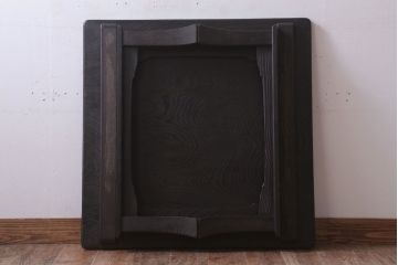 アンティーク家具　和製アンティーク　彫刻入り!高級杉材製の古いちゃぶ台