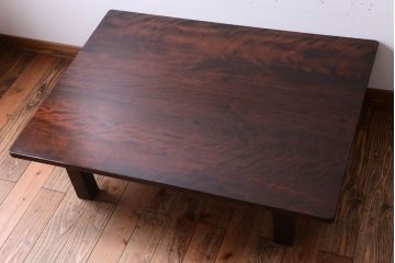 中古　北海道民芸家具　シックな座卓(定価約14万円)