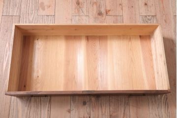 アンティーク家具　和製アンティーク　シンプルな古い木製の箪笥ローボード(衣装箪笥)(2)