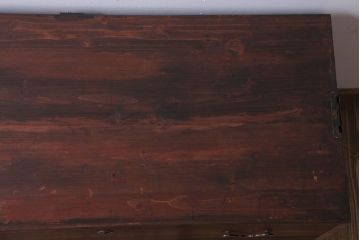 アンティーク家具　和製アンティーク　シンプルな古い木製の箪笥ローボード(衣装箪笥)(2)