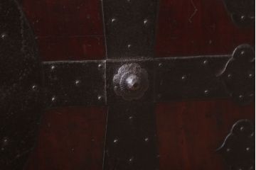 アンティーク家具　古民具・骨董　明治期　脚付き!観音箪笥ローボード(衣装箪笥)