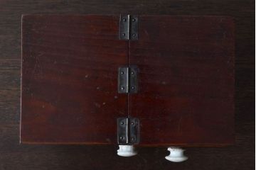 アンティーク雑貨　和製アンティーク　古い木の裁縫箱(小引き出し)