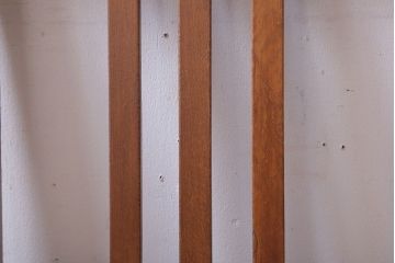 レトロ家具　和製アンティーク　ナラ材製のレトロなシンプルチェア