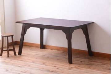 中古　北海道民芸家具　ダイニングテーブル