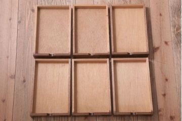 レトロ家具　昭和レトロ　ネームプレート付き!アンティーク小引き出し