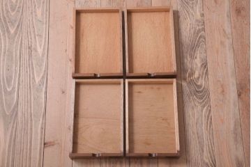 レトロ家具　昭和レトロ　ネームプレート付き!アンティーク小引き出し