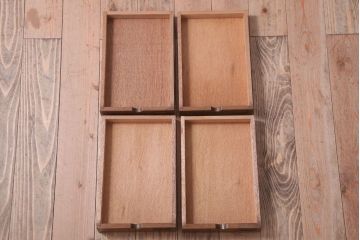 レトロ家具　昭和レトロ　ネームプレート付き!アンティーク小引き出し