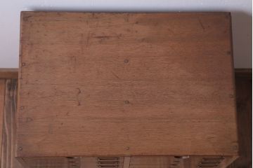 レトロ家具　昭和レトロ　ネームプレート付き!アンティーク小引き出し