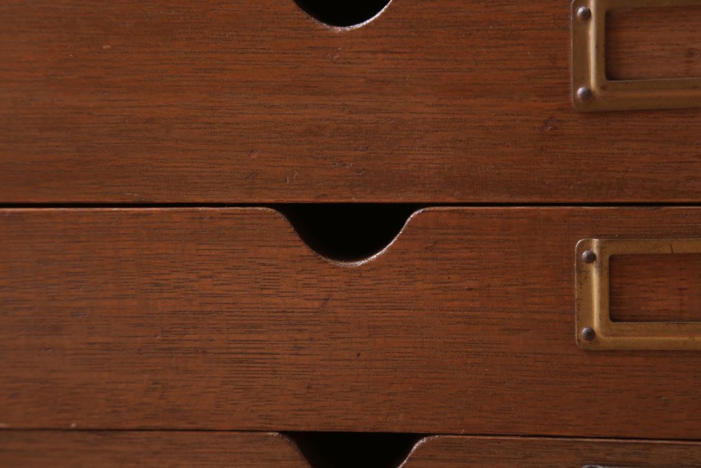 レトロ家具　昭和レトロ　ネームプレート付き!アンティーク小引き出し