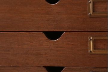 レトロ家具　昭和レトロ　ネームプレート付き!アンティーク小引き出し