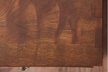 アンティーク家具　和製アンティーク　総欅!美しい杢目の古い小引き出し