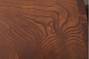 アンティーク家具　和製アンティーク　総欅!美しい杢目の古い小引き出し