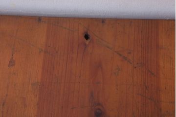 アンティーク家具　和製アンティーク　小ぶりな前面檜材収納棚