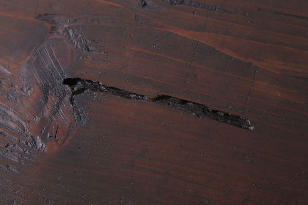 アンティーク家具　古民具・骨董　明治〜大正　古い木の4杯チェスト(引き出し)