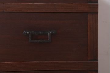 アンティーク家具　古民具・骨董　明治〜大正　古い木の4杯チェスト(引き出し)