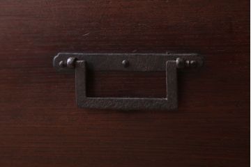 アンティーク家具　古民具・骨董　明治〜大正　古い木の4杯チェスト(引き出し)