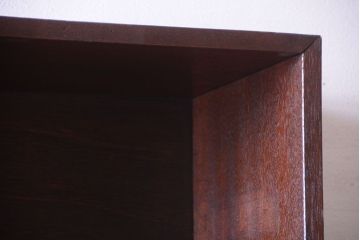 アンティーク家具　和製アンティーク　古い木の脚付き飾り棚(オープンラック)