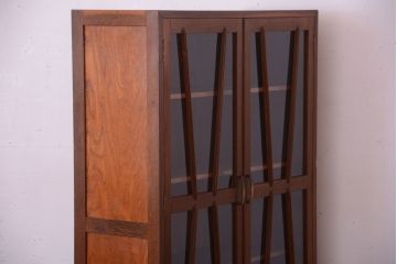 レトロ家具　昭和レトロ　前面ナラ材!おしゃれなアンティーク本箱