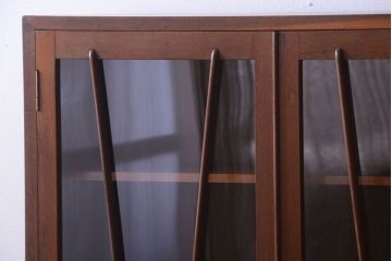 レトロ家具　昭和レトロ　前面ナラ材!おしゃれなアンティーク本箱