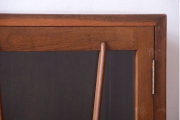 レトロ家具　昭和レトロ　前面ナラ材!おしゃれなアンティーク本箱