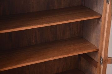 レトロ家具　昭和レトロ　前面ナラ材!おしゃれなアンティーク本箱