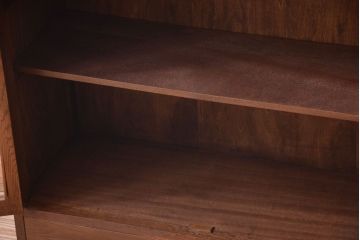 レトロ家具　昭和レトロ　前面ナラ材!おしゃれなアンティーク本箱