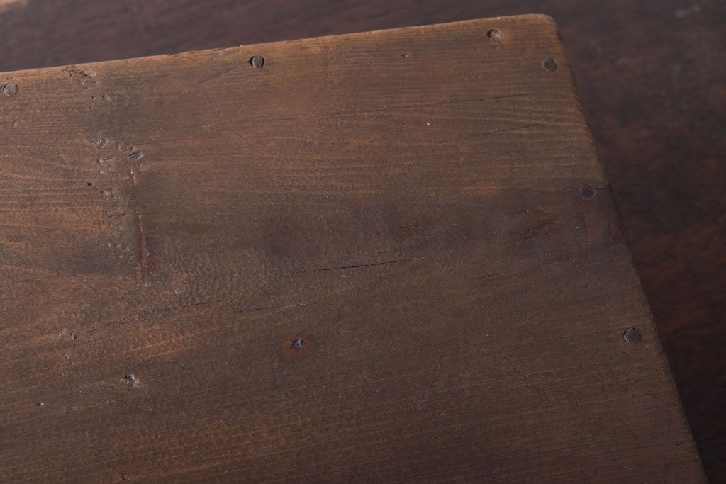 アンティーク家具　古民具・骨董　大正〜昭和　小ぶりなアンティーク木箱