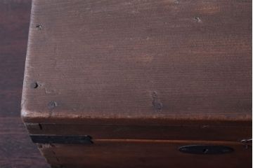 アンティーク家具　古民具・骨董　大正〜昭和　小ぶりなアンティーク木箱