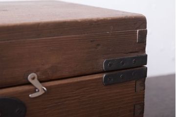 アンティーク家具　古民具・骨董　大正〜昭和　小ぶりなアンティーク木箱