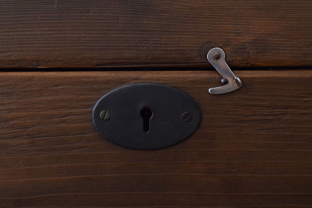 アンティーク家具　古民具・骨董　大正〜昭和　小ぶりなアンティーク木箱