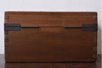 アンティーク家具　古民具・骨董　大正〜昭和　小ぶりなアンティーク木箱