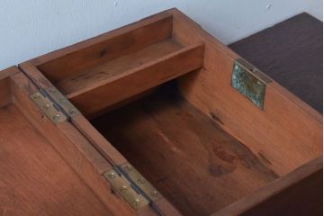 アンティーク家具　古民具・骨董　大正〜昭和　小ぶりなアンティーク木箱