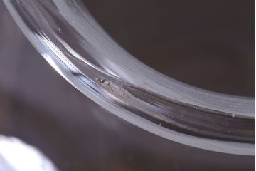 アンティーク雑貨　昭和レトロ　ガラス蓋のガラス瓶2個セット