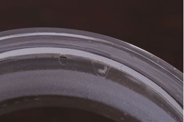 アンティーク雑貨　昭和レトロ　ガラス蓋のガラス瓶2個セット